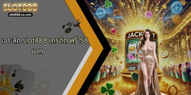 โปรเครดิตฟรีล่าสุด: รับเครดิต 58 68 188 บาทที่ SLOT888 สนุกสุดคุ้ม 1 เจาะลึก slot888 เครดิต ฟรี 58 บาท